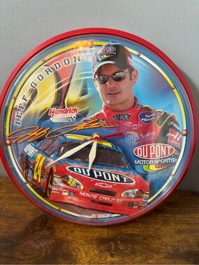 Jeff Gordon #24 DuPont Motorsports NASCAR WinCraft Wall Clock 12” Non Working